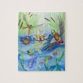 Schwimmen mit Turbo Puzzle (Vertikal)