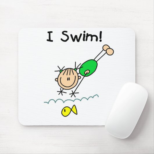 Schwimmen Mousepad des Mädchen-I (Mit Mouse)