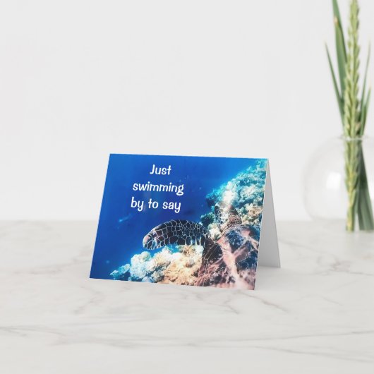 SCHWIMMEN NACH SAY **GLÜCKLICH 60. GEBURTSTAG** Ka Karte (Vorderseite)