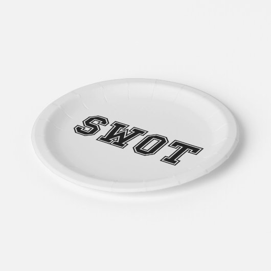 SCHWIMMEN PAPPTELLER (Schrägansicht)