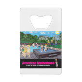 Schwimmen-Pool-Zensiert Geldbeutel Flaschenöffner (Rückseite)