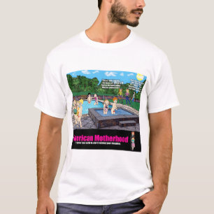 Schwimmen-Pool-Zensiert T-Shirt