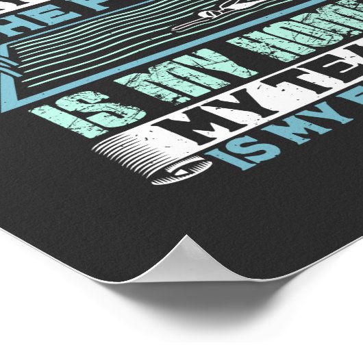 Schwimmen Poster (Ecke)