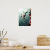 Schwimmen Poster (Küche)