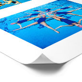 Schwimmen Poster (Ecke)