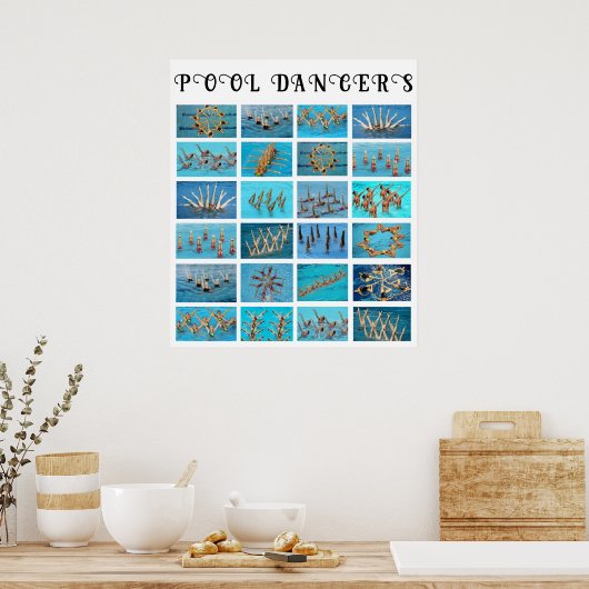 Schwimmen Poster (Küche)