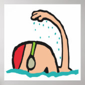Schwimmen Poster (Vorne)