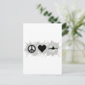 Schwimmen Postkarte (Stehend Vorderseite)