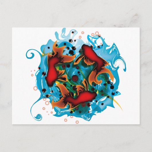 SCHWIMMEN POSTKARTE (Vorderseite)