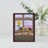 Schwimmen Postkarte (Stehend Vorderseite)