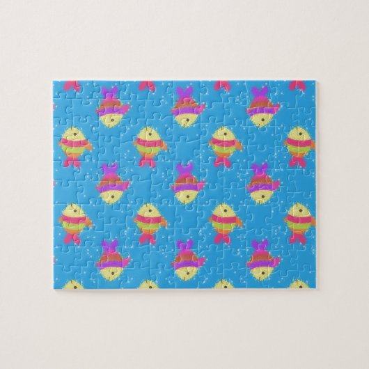 Schwimmen Puzzle (Horizontal)