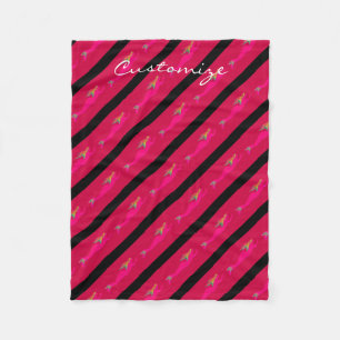 Schwimmen rosa Meerjungfrauen Thunder_Cove rot/sch Fleecedecke