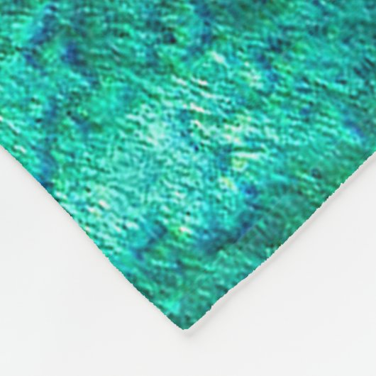 Schwimmen Schildkröte Fleece Blanken (Ecke)