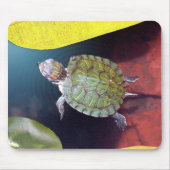 Schwimmen-Schildkröte Mousepad (Vorne)