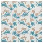Schwimmen-Schildkröte-Muster-Weiß Stoff (Muster)
