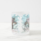 Schwimmen-Schildkröte-Tassen Mattglastasse (Mittel)