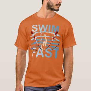 Schwimmen Schnelle Schwimmen Wettbewerb Freestyle  T-Shirt