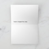 Schwimmen-Schwäne Karte (Innenseite)