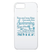 Schwimmen-Schwester Case-Mate iPhone Hülle (Rückseite)