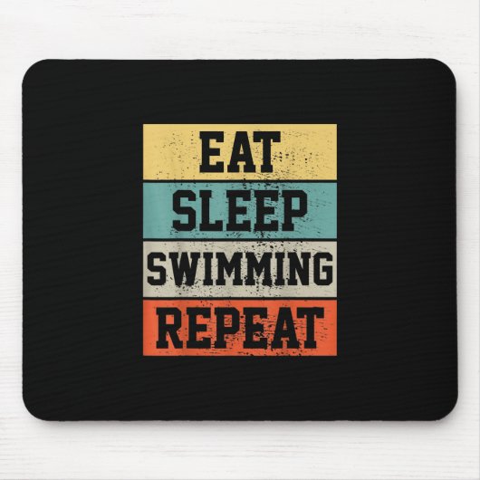 Schwimmen Schwimmer Geschenk Mousepad (Vorne)