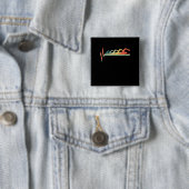 Schwimmen Schwimmer Herzschlag Geschenk Premium Button (Beispiel)