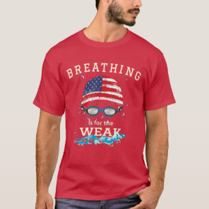 Schwimmen Schwimmer Lustige Schwimm-Sportbrille Ca T-Shirt