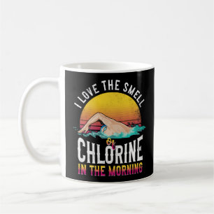 Schwimmen Schwimmer Schwimmen I Liebe der Geruch v Kaffeetasse