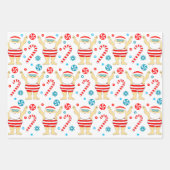 Schwimmen Schwimmer Urlaubsgeschenk Geschenkpapier Set (Vorderseite 3)