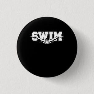 Schwimmen Schwimmer Wettbewerbsfähiges Schwimmen S Button