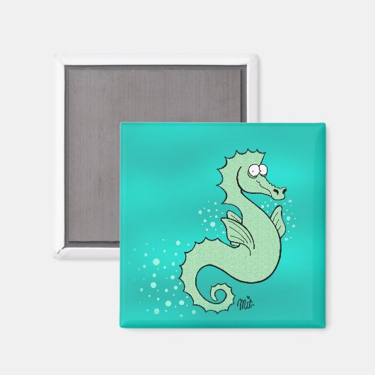 SCHWIMMEN! Seepfermagnet Magnet (Vorderseite/Rückseite)