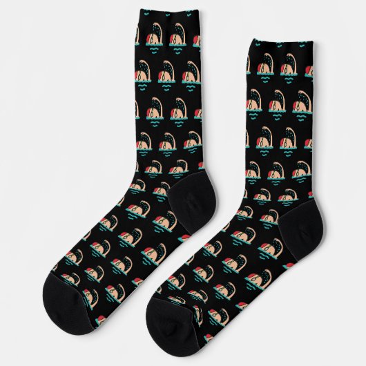 Schwimmen Socken (Linkes Detail)