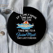 Schwimmen Sportgeschenk Button (Beispiel)
