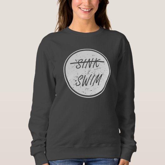 Schwimmen Sweatshirt (Vorderseite)