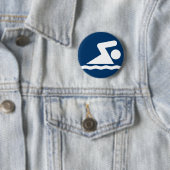 Schwimmen-Symbol-Knopf Button (Beispiel)