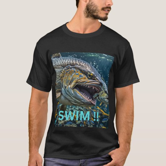 SCHWIMMEN! T-Shirt (Vorderseite)