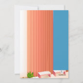 Schwimmen Tots Pool-Party Einladung (Rückseite)