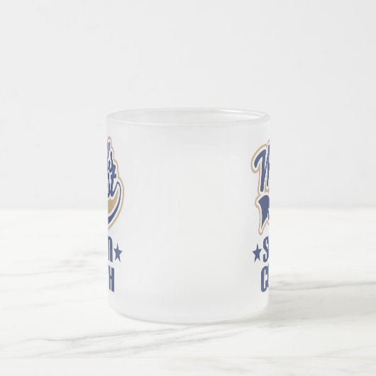 Schwimmen-Trainer-Geschenk Mattglastasse (Mittel)