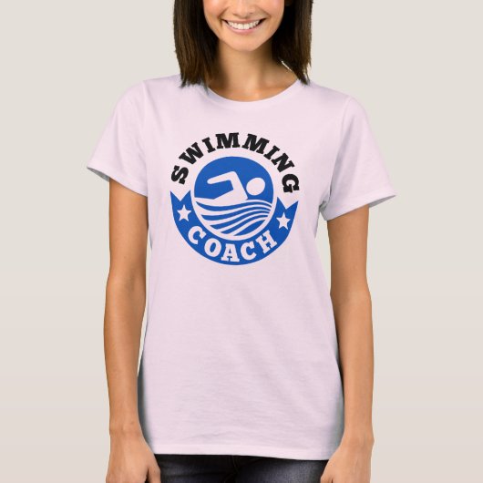 Schwimmen-Trainer T-Shirt (Vorderseite)