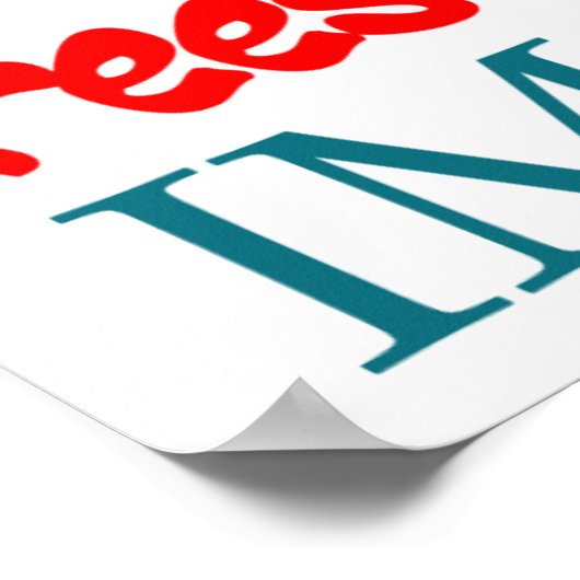 Schwimmen überall in Poster (Ecke)