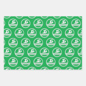 Schwimmen und Schneeflocken Schwimmen & Tauchen We Geschenkpapier Set (Vorderseite 2)