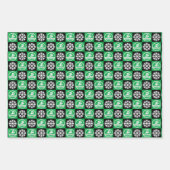 Schwimmen und Schneeflocken Schwimmen & Tauchen We Geschenkpapier Set (Vorderseite)