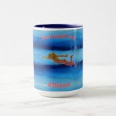 Schwimmen unter Wasser Funkelnd Baden Tasse (Zentrum)