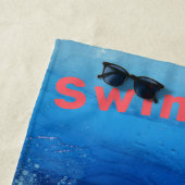 Schwimmen unter Wasser Funkelnd Badetuch (Beispiel)