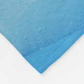 Schwimmen unter Wassermädchen Fleece Blanket (Ecke)