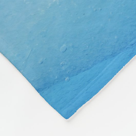 Schwimmen unter Wassermädchen Fleece Blanket (Ecke)