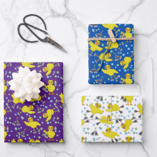 Schwimmen von Chicks Umschlagpapier Blätter