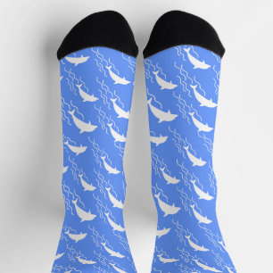 Schwimmen von Delphinen Socken