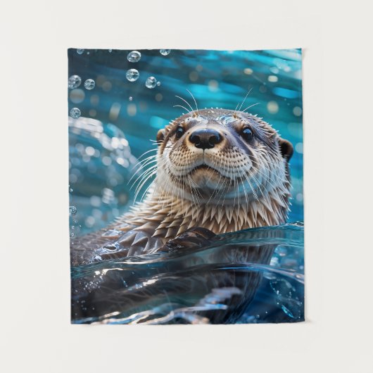 Schwimmen Wandteppich (Vorderseite)