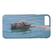 Schwimmen-Wasser-Büffel Case-Mate iPhone Hülle (Rückseite (Horizontal))