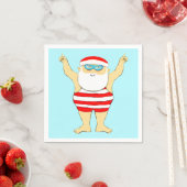 Schwimmen Weihnachten Serviette (Beispiel)